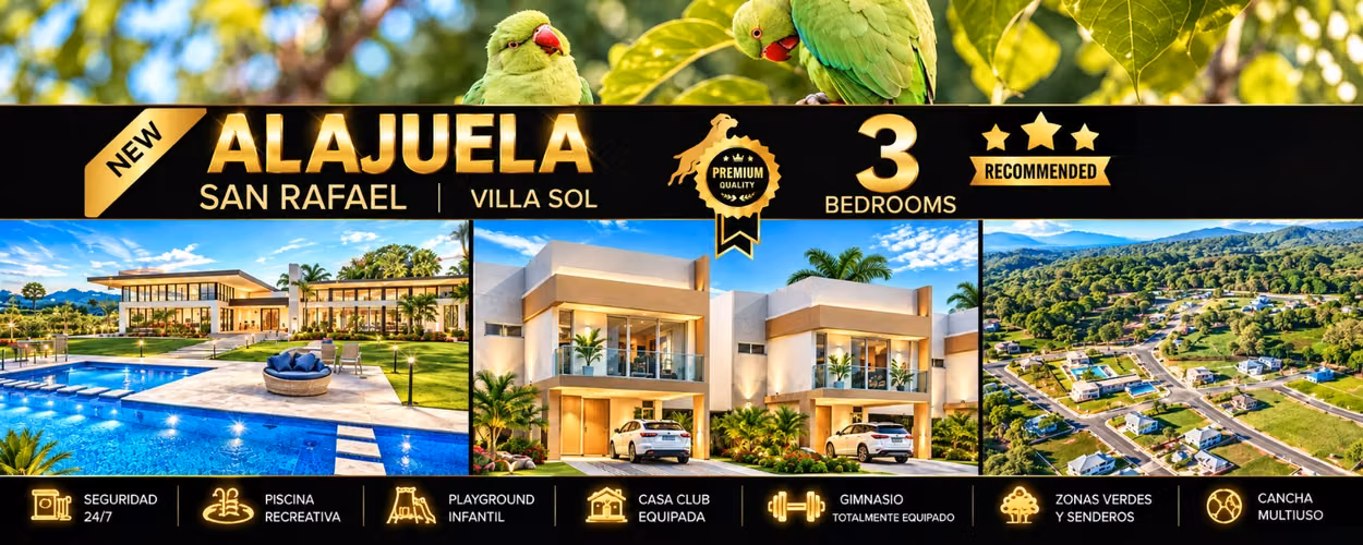  MUDANZA INMEDIATA, CASA NUEVA,VILLA DEL SOL –  SAN RAFAEL DE ALAJUELA | Mudanza Inmediata