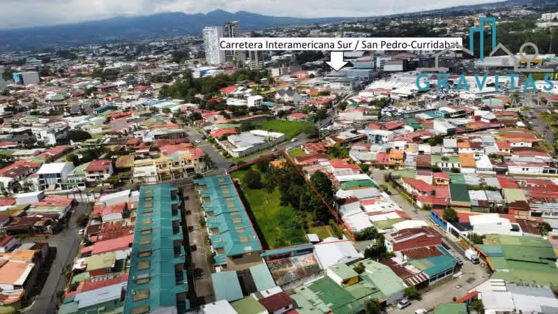 Lot for sale in Curridabat | 2103 m2 | FLAT | FOR DEVELOPMENT | F 468