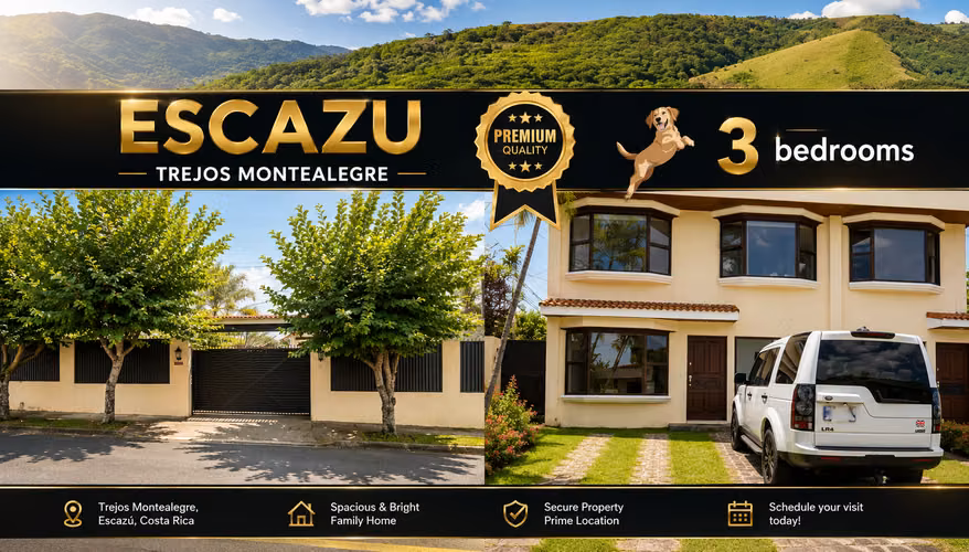 Mudanza inmediata Trejos Montealegre, venta y alquiler.
