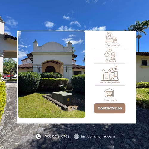 Hermosa casa en venta Bosques de Lindora