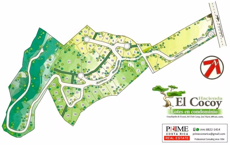 LOTES EN EXCLUSIVO CONDOMINIO HDA EL COCOY, ESCAZÚ