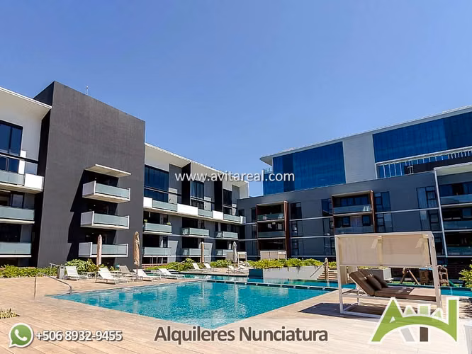 Unfurnished 2-bedroom apartment in Escazu Village