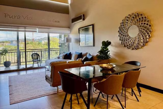 Apartamento amoblado en San Rafael de Escazú, excelente ubicación - Imagen 2
