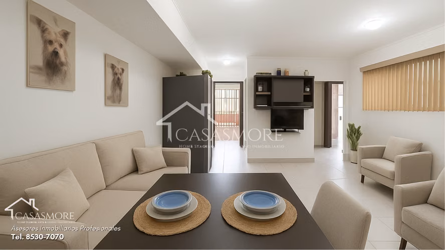 VENTA APARTAMENTO CONDOMINIO FRANCISCO DE HEREDIA 1ER NIVEL CON PATIO