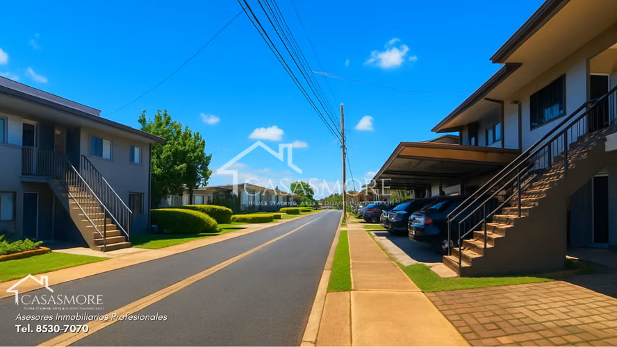 VENTA APARTAMENTO CONDOMINIO FRANCISCO DE HEREDIA 1ER NIVEL CON PATIO