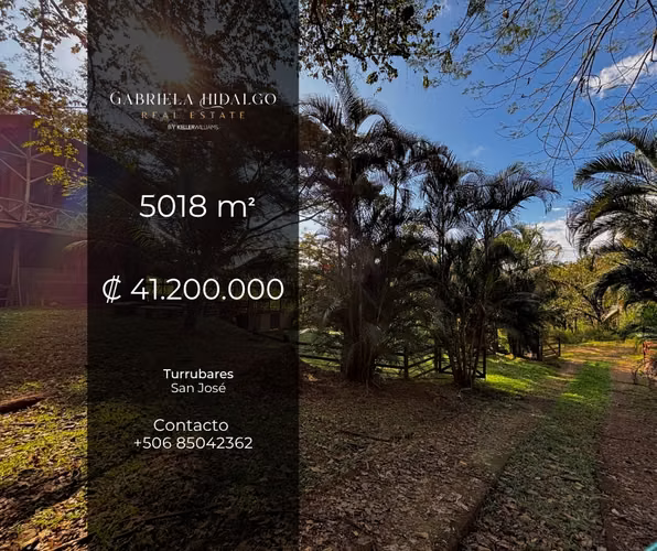 Venta de propiedad de 5,018 m² con Casa Loft en Residencial – San Pedro de Turrubares