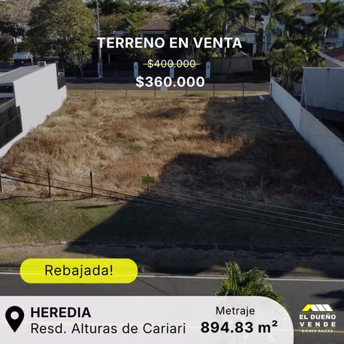 Terreno en Venta en Cariari Belén, Heredia