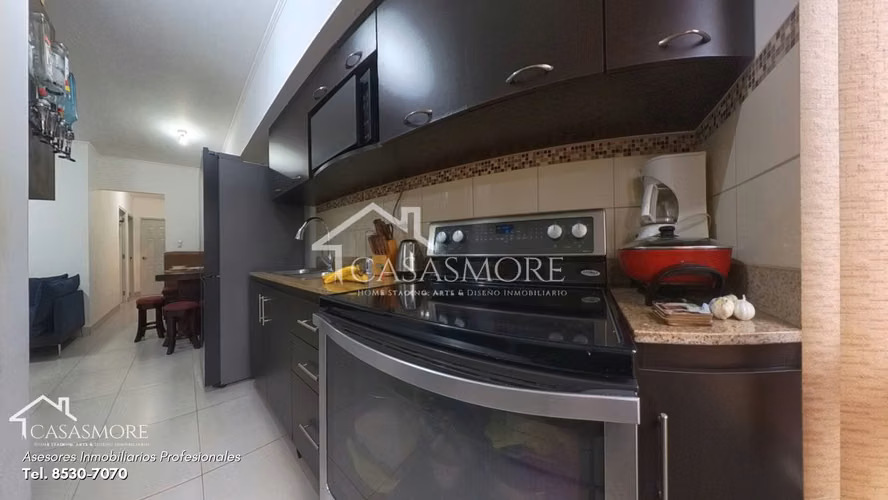 VENTA APARTAMENTO CONDOMINIO FRANCISCO DE HEREDIA 1ER NIVEL CON PATIO