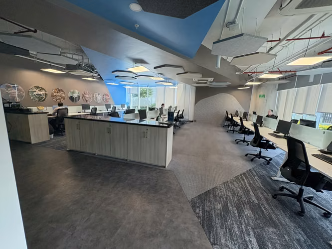 Office space available in Escazú in a state-of-the-art corporate building