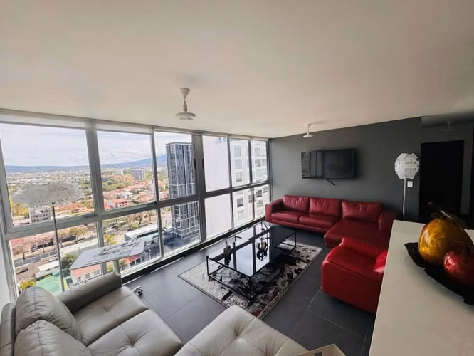 Se alquila apartamento amueblado en condominio en Nunciatura con amenidades - Imagen 2