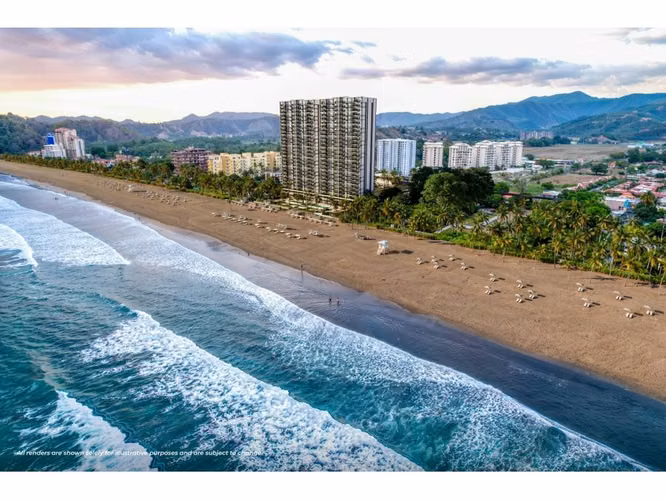Vendo Apartamentos en Jaco con vista al mar