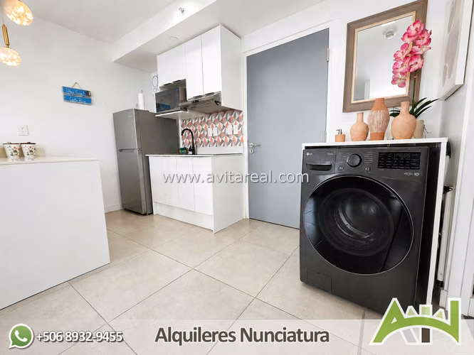 Apartamento estudio amueblado | Sky Garden | AC
