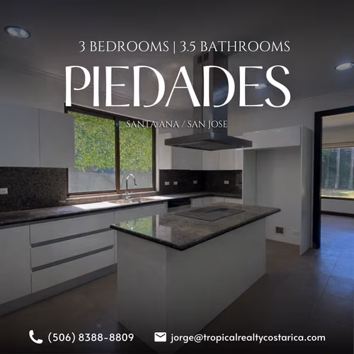 Casa Remodelada en Alquiler en Condominio – Piedades de Santa Ana