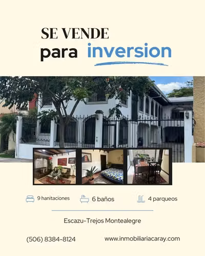 Sale for investment in Trejos Montealegre