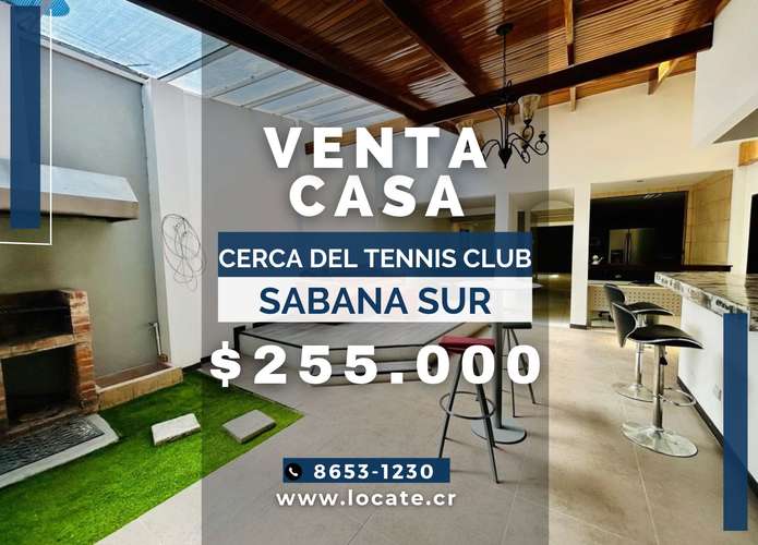 Venta de Casa amplia en Sabana Sur, 3 habitaciones más oficina!