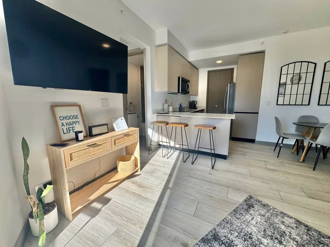 Apartamento amueblado y equipado de dos dormitorio en Sabana