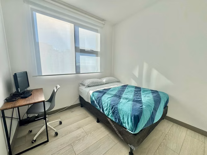 Apartamento amueblado y equipado de dos dormitorio en Sabana