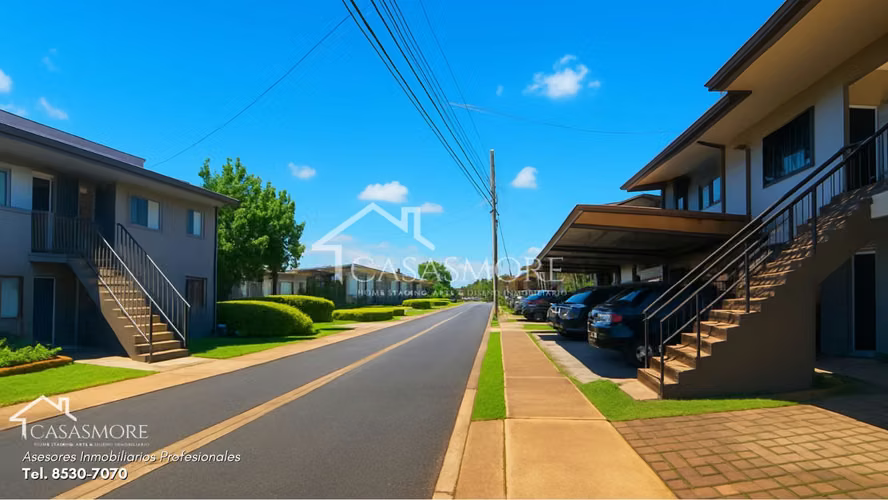 VENTA APARTAMENTO CONDOMINIO FRANCISCO DE HEREDIA 1ER NIVEL CON PATIO