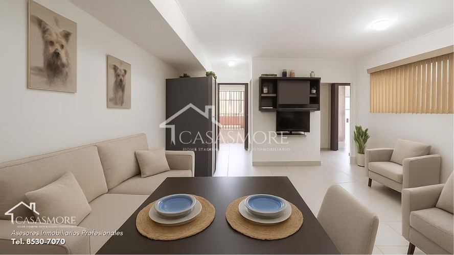 VENTA APARTAMENTO CONDOMINIO FRANCISCO DE HEREDIA 1ER NIVEL CON PATIO