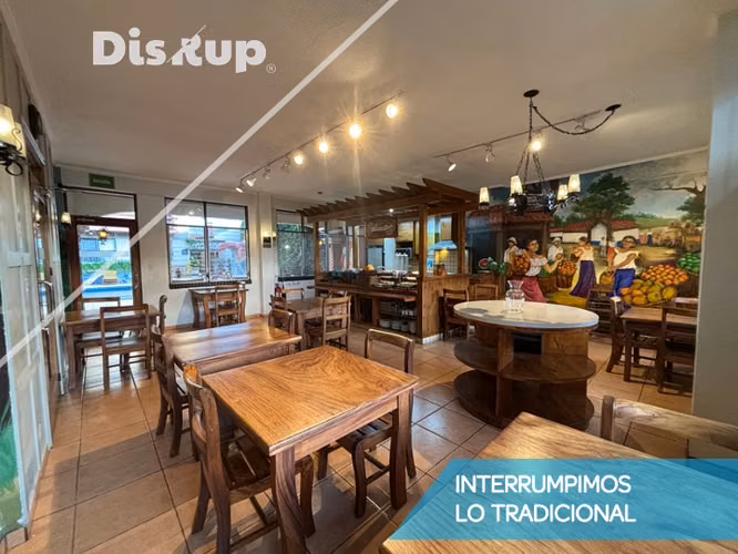 Furnished premises for rent for a cafe. Sabana Norte. San José