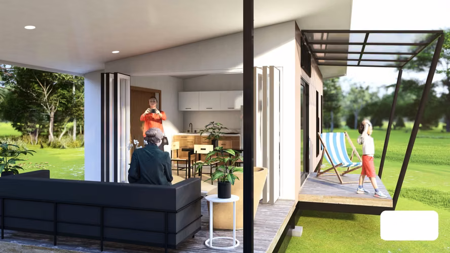 Venta casa con terraza a estrenar cerca de Playa Bejuco, Parrita. (MV) - Imagen 7