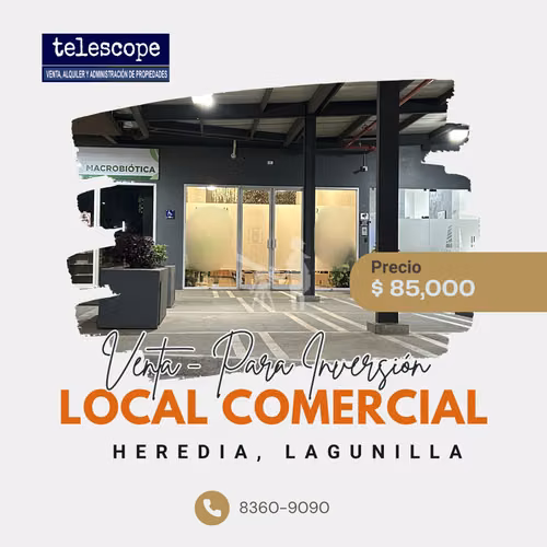 Venta de Local Comercial - Para Inversión en Heredia - Con Inquilino - Imagen 1
