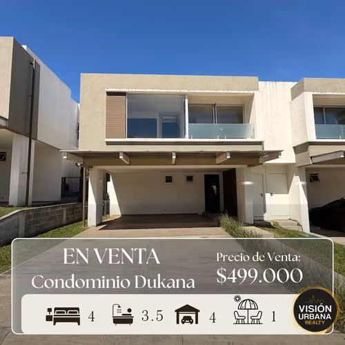 4 Bedroom House + TV Room in Dukana Condominium