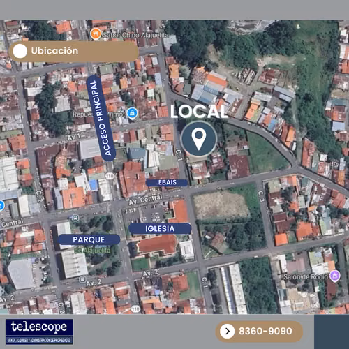 Alquiler de Local Comercial en Alajuelita, muy amplio y céntrico