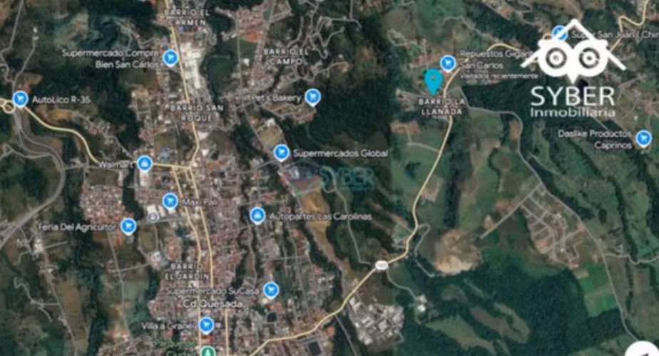 ¡Terreno comercial en venta en Ciudad Quesada!