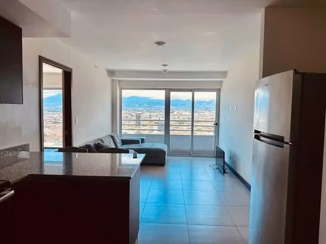 Apartment two semi-furnished rooms in tower los Yoses