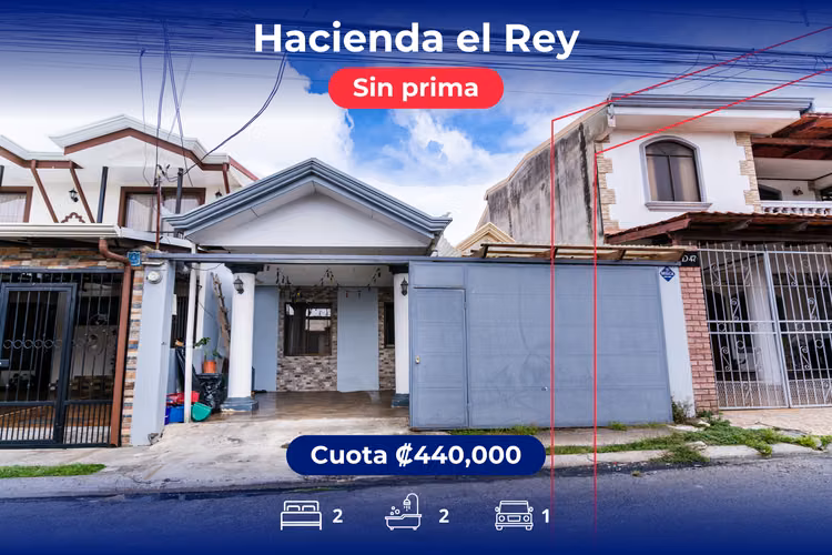 Linda casa en venta sin prima en Cartago, Hacienda el Rey