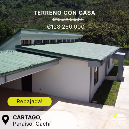 Casa en Venta en Cachi Paraiso, Cartago