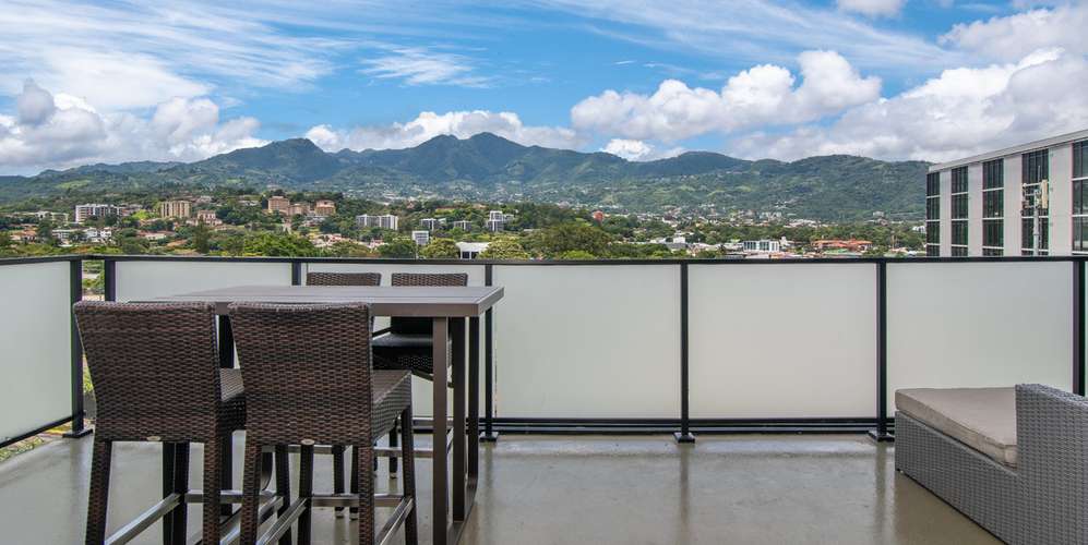 Apartamento 2 habs en Escazú Village - Vista panorámica - Amueblado