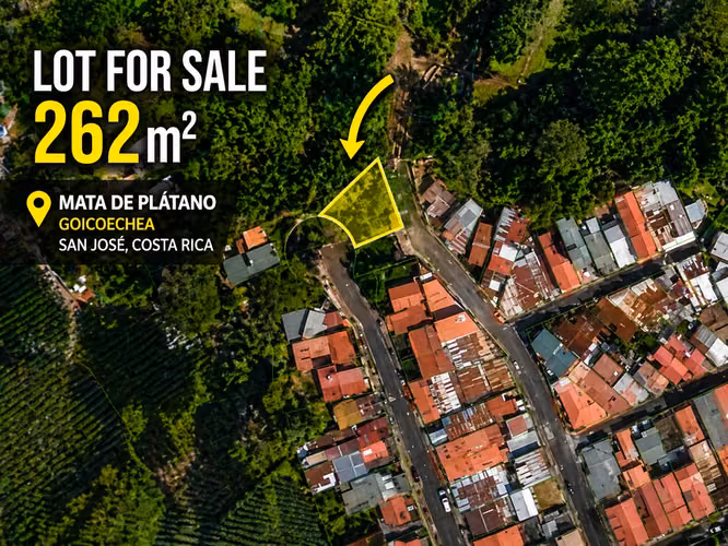 Lote en Mata de Plátano, Goicoechea | 262 m² | Precio de oportunidad | Sin gravámenes - Imagen 2