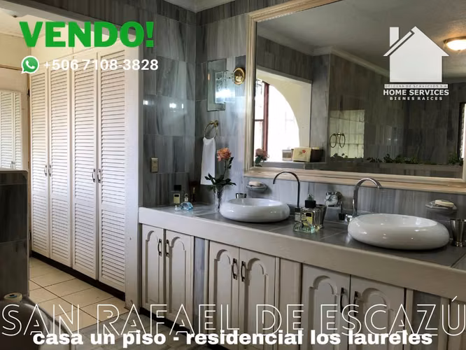 VENDO! Hermosa  Casa de 1 Piso – Los Laureles, San Rafael, Escazú.