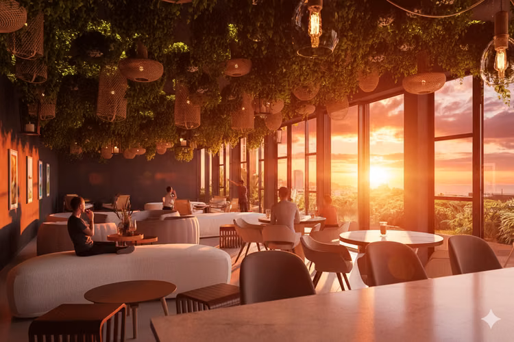 Apartamento  en Dunna Nunciatura atardecer