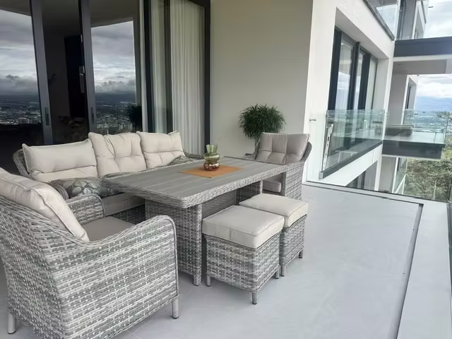 Alquiler  en condominio, Jaboncillo, Escazú-Espectacular Vista y muebles lujosos y nuevos - Imagen 8