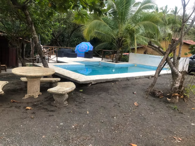 Quinta con piscina frente al mar Playa Guacalillo, Puntarenas