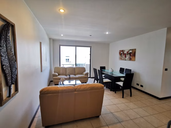 Apartamento amueblado en alquiler, Escazú, Trejos Montealegre.
