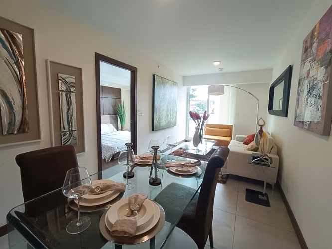 Apartamento en torre de 1 habitación, Barreal de Heredia