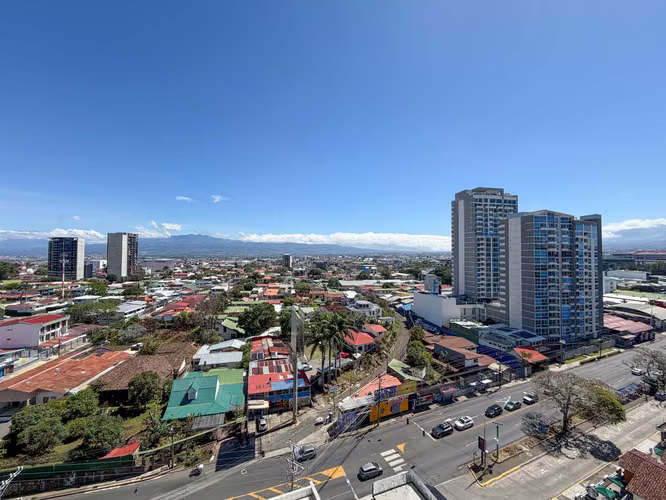 Venta de apartamento En Los Yoses Con Balcón Y Vista Norte Piso 16