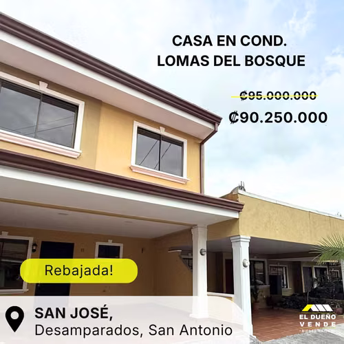 Casa en Venta en Condominio Lomas del Bosque.