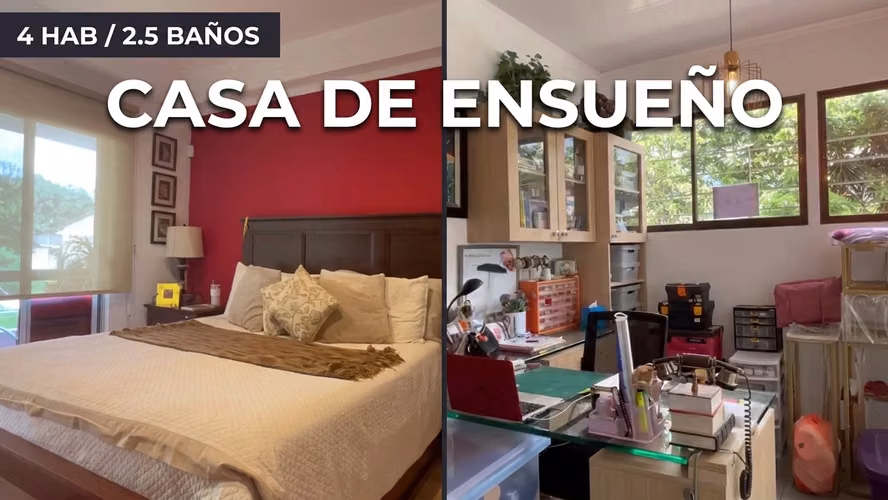 FOR SALE Modern Home in Gated Community with Terrace and Office – Escazú