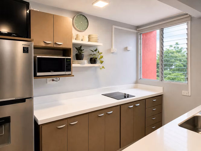 Apartamento amueblado y recién remodelado en Condominio Los Alpes – Curridabat Centro - Imagen 4