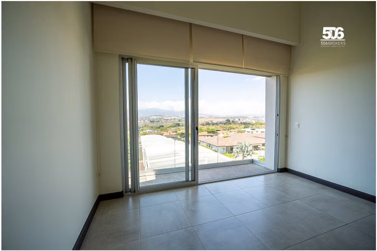 Alquiler Apartamento en Guachipelin, Escazu, vista panorámica, línea blanca