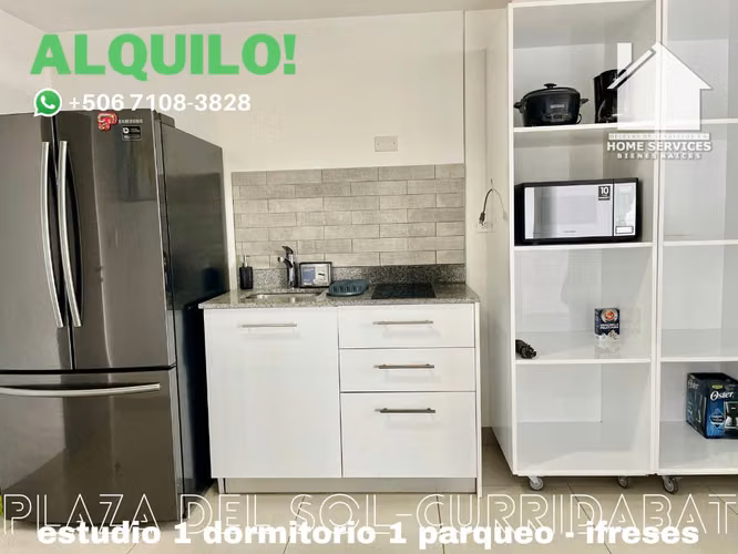 ALQUILO! Estudio 1 Dormitorio AMUEBLADO  – Plaza del Sol Curridabat - Imagen 13