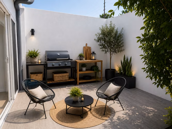 ALQUILER | CASA MODERNA CON LÍNEA BLANCA CON PATIO PIEDADES SANTA ANA - Imagen 18