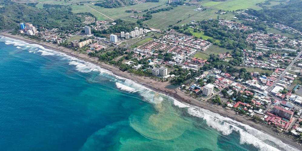 Lote frente al mar en Jacó - esquina prime - vistas panorámicas y