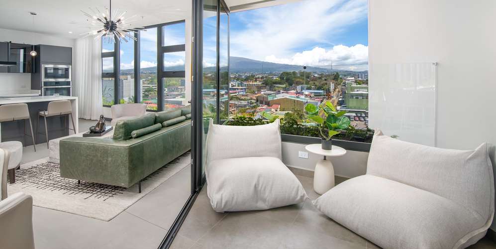 Penthouse 3 habs en San Pedro Den7 - Barrio Dent - Vista Valle Central - Imagen 6