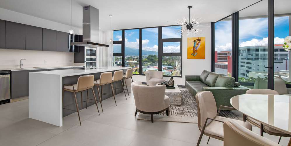 Penthouse 3 habs en San Pedro Den7 - Barrio Dent - Vista Valle Central